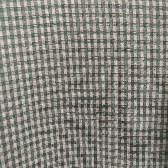 Weatherproof Vintage High/low Green Gingham Hoodie Top - Picture 6 of 6